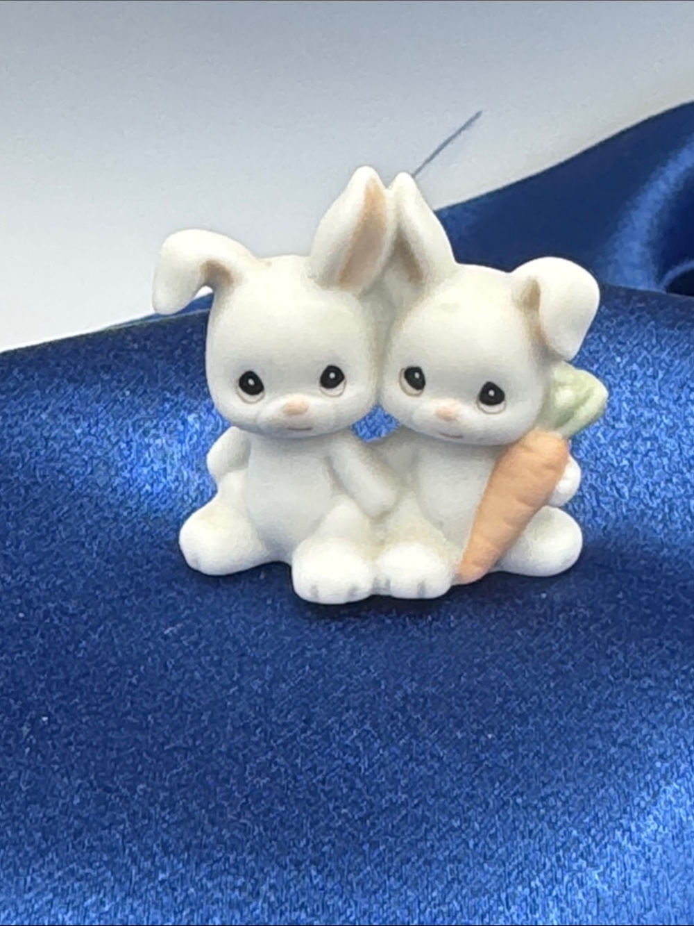 Precious Moments "Two By Two" Porcelain Bunnies Figurine (Item Number: 530123)